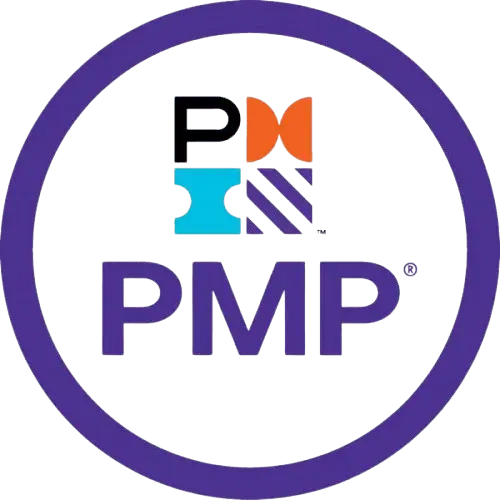 Project Management Professional (PMP)® certification badge from Project Management Institute