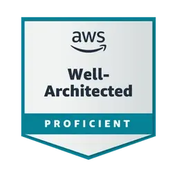 Well-Architected Proficient badge from AWS