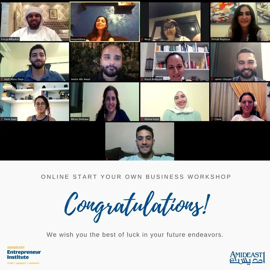 Amideast Start Your Own Business Workshop - event photo
