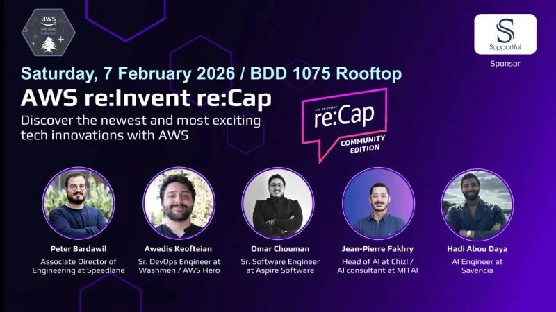 AWS re:Invent 2025 re:Cap at Beirut Digital District 8