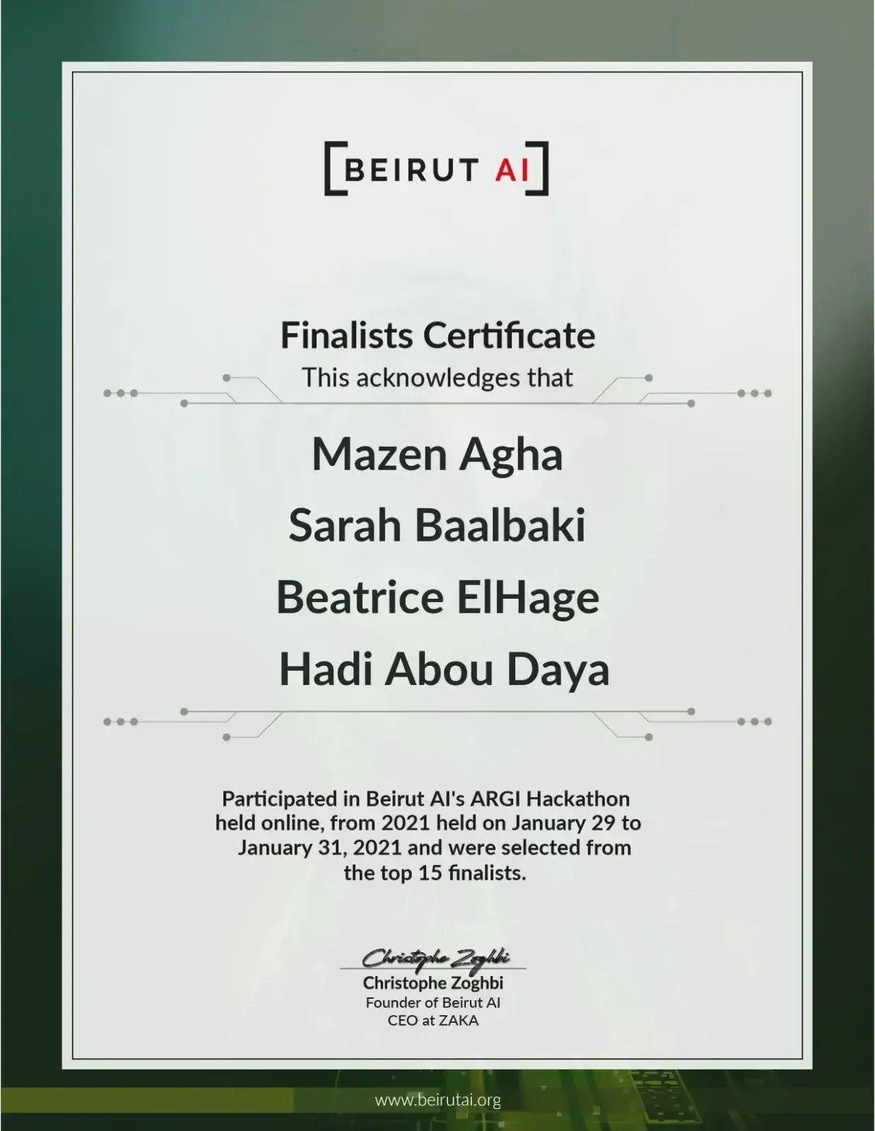 Beirut AI Bootcamp + Agri-Hackathon - image 3 of 4