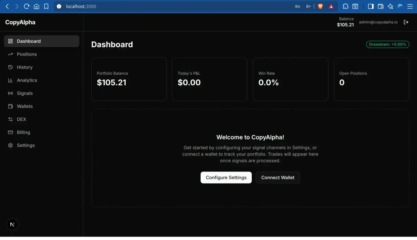 CopyAlpha - Crypto Copy-Trading Platform Launch - image 2 of 5