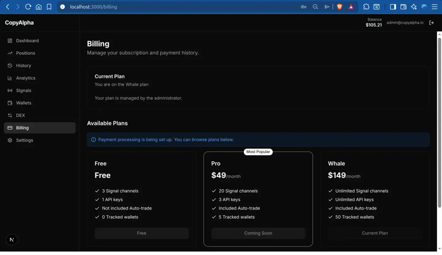 CopyAlpha - Crypto Copy-Trading Platform Launch - image 4 of 5