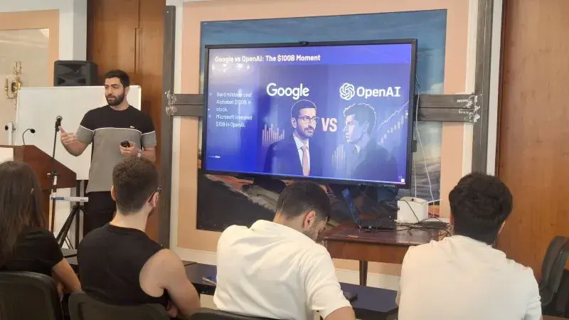 Generative AI Session at AUST Bhamdoun - event photo