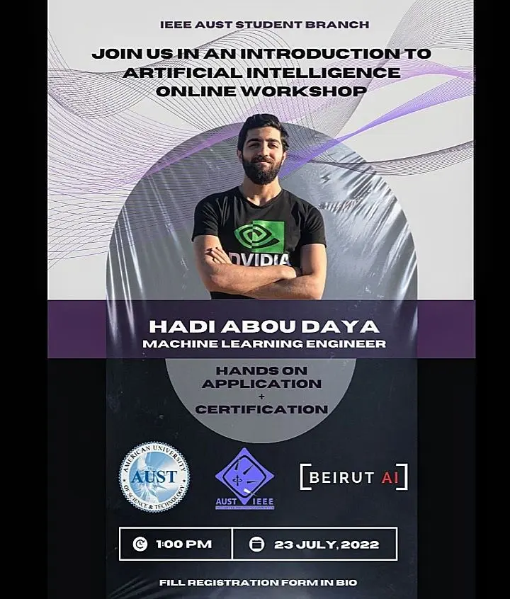 Introduction to AI Workshop at AUST IEEE - event photo